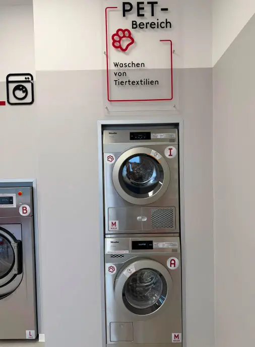 PET-Area im Bloomest Waschsalon Osnabrück